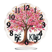 Load image into Gallery viewer, Acrylic Special Shape Tree Of Life Diamond Painting Art Clock Ornaments Kit