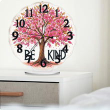 Load image into Gallery viewer, Acrylic Special Shape Tree Of Life Diamond Painting Art Clock Ornaments Kit