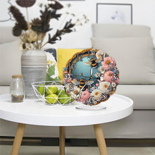 Load image into Gallery viewer, Acrylic Special Shape Flower Honey Diamond Painting Art Clock Ornaments Kit