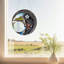 Load image into Gallery viewer, 2pcs 2D Flat DIY Guitar Goddess Hanging Mirror Diamond Art Kits Wall Door Decoration