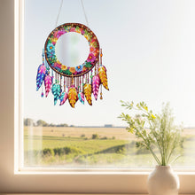 Load image into Gallery viewer, 2pcs 2D Flat DIY Tree Of Life Dream Catcher Hanging Mirror Diamond Art Kits for Wall