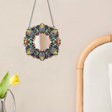 Load image into Gallery viewer, 2pcs 2D Flat DIY Flowers Hanging Mirror Diamond Art Kits Wall Door Decoration