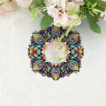 Load image into Gallery viewer, 2pcs 2D Flat DIY Flowers Hanging Mirror Diamond Art Kits Wall Door Decoration