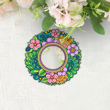 Load image into Gallery viewer, 2pcs 2D Flat DIY Flowers Hanging Mirror Diamond Art Kits Wall Door Decoration