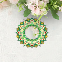 Load image into Gallery viewer, 2pcs 2D Flat DIY Flowers Hanging Mirror Diamond Art Kits Wall Door Decoration