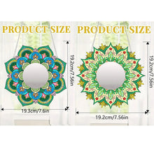 Load image into Gallery viewer, 2pcs 2D Flat DIY Flowers Hanging Mirror Diamond Art Kits Wall Door Decoration