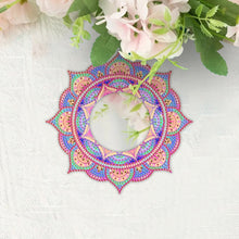 Load image into Gallery viewer, 2pcs 2D Flat DIY Flowers Hanging Mirror Diamond Art Kits Wall Door Decoration