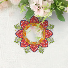 Load image into Gallery viewer, 2pcs 2D Flat DIY Flowers Hanging Mirror Diamond Art Kits Wall Door Decoration