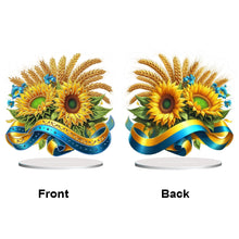 Load image into Gallery viewer, Flower Double Sided Effect Table Top Diamond Painting Ornament Kit (Sunflower B)