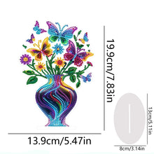 Load image into Gallery viewer, Flower Double Sided Effect Table Top Diamond Painting Ornament Kit (Butterfly)