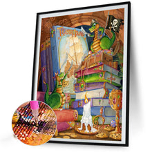 Load image into Gallery viewer, AB Diamond Painting - Full Square - Book Dragon (40*50CM)