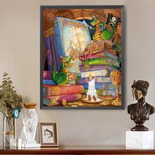 Load image into Gallery viewer, AB Diamond Painting - Full Square - Book Dragon (40*50CM)