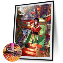 Load image into Gallery viewer, Diamond Painting - Full Square - Japanese Anime Girl (40*50CM)