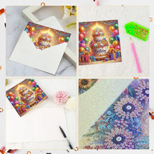 Load image into Gallery viewer, 6PCS Birthday DIY Diamond Art Greeting Cards Congratulations Cards & Gifts