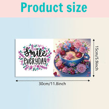 Load image into Gallery viewer, 6PCS Coffee DIY Diamond Art Greeting Cards Congratulations Cards & Gifts