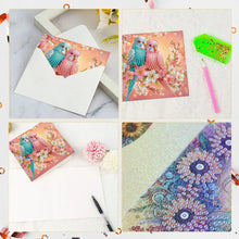 Load image into Gallery viewer, 6PCS Bird DIY Diamond Art Greeting Cards Congratulations Cards & Gifts