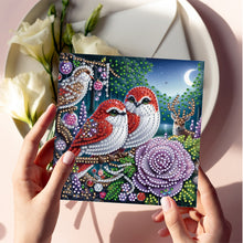 Load image into Gallery viewer, 6PCS Bird DIY Diamond Art Greeting Cards Congratulations Cards & Gifts