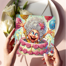Load image into Gallery viewer, 6PCS Birthday Surprise DIY Diamond Art Greeting Cards Congratulations Cards