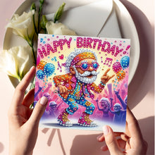 Load image into Gallery viewer, 6PCS Birthday Music DIY Diamond Art Greeting Cards Congratulations Cards & Gifts