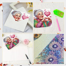 Load image into Gallery viewer, 6PCS Love You DIY Diamond Art Greeting Cards Congratulations Cards & Gifts