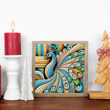 Load image into Gallery viewer, Diamond Painting - Partial Special Shaped - Peacock (30*30CM)