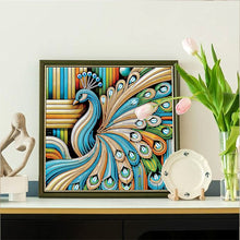 Load image into Gallery viewer, Diamond Painting - Partial Special Shaped - Peacock (30*30CM)