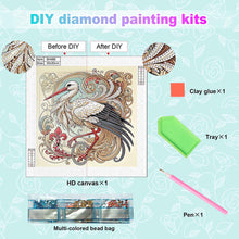Load image into Gallery viewer, Diamond Painting - Partial Special Shaped - Crane (30*30CM)