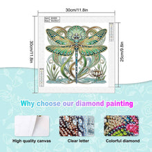 Load image into Gallery viewer, Diamond Painting - Partial Special Shaped - Dragonfly (30*30CM)