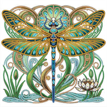 Load image into Gallery viewer, Diamond Painting - Partial Special Shaped - Dragonfly (30*30CM)