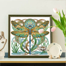Load image into Gallery viewer, Diamond Painting - Partial Special Shaped - Dragonfly (30*30CM)
