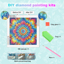 Load image into Gallery viewer, Diamond Painting - Partial Special Shaped - Mandala (30*30CM)