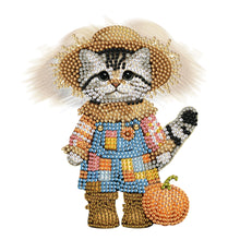 Load image into Gallery viewer, 2D Flat Cat DIY Shaking Head Diamond Painting Desktop Decorations for Home