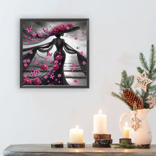Load image into Gallery viewer, Diamond Painting - Partial Special Shaped - Elegant Lady (30*30CM)