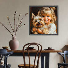 Load image into Gallery viewer, Diamond Painting - Full Round - Cute Little Girl (40*40CM)