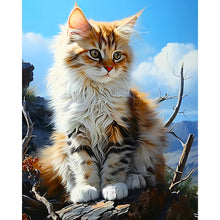 Load image into Gallery viewer, Diamond Painting - Full Round - Cat (40*50CM)