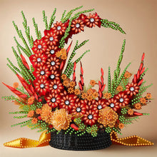 Load image into Gallery viewer, Diamond Painting - Partial Special Shaped - Flower Basket (30*30CM)