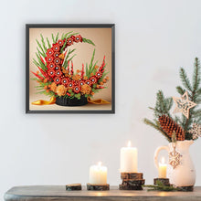 Load image into Gallery viewer, Diamond Painting - Partial Special Shaped - Flower Basket (30*30CM)