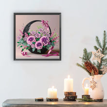 Load image into Gallery viewer, Diamond Painting - Partial Special Shaped - Flower Basket (30*30CM)