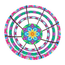 Load image into Gallery viewer, Flower Diamond Painting Wooden Serving Tray Decorative Diamond Art Fruit Tray(C)