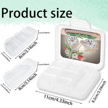 Load image into Gallery viewer, Bicycle Rhinestones Pill Storage Box Diamond Painting Pill Case for Art Craft