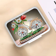 Load image into Gallery viewer, Bicycle Rhinestones Pill Storage Box Diamond Painting Pill Case for Art Craft