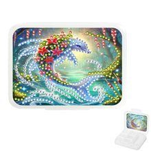 Load image into Gallery viewer, Whale Rhinestones Pill Storage Box Diamond Painting Pill Case for Art Craft