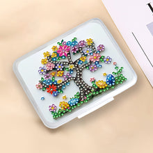 Load image into Gallery viewer, Tree Rhinestones Pill Storage Box Diamond Painting Pill Case for Art Craft