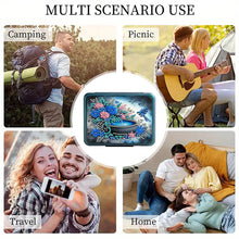 Load image into Gallery viewer, Flowers Birds Pond Rhinestones Pill Storage Box Diamond Painting Pill Case