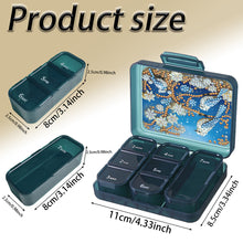 Load image into Gallery viewer, Bird Rhinestones Pill Storage Box Diamond Painting Pill Case for Art Craft