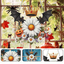 Load image into Gallery viewer, 2D Flat Acrylic DIY Bat Crown Hanging Diamond Art Kits Wall Door Decoration