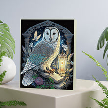 Load image into Gallery viewer, DIY Diamond Painting Notebook 50 Pages A5 Diamond Art Diary Book (Owl)