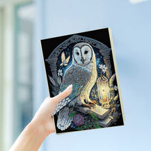 Load image into Gallery viewer, DIY Diamond Painting Notebook 50 Pages A5 Diamond Art Diary Book (Owl)