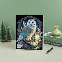 Load image into Gallery viewer, DIY Diamond Painting Notebook 50 Pages A5 Diamond Art Diary Book (Owl)