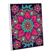 Load image into Gallery viewer, DIY Diamond Painting Notebook 50 Pages A5 Diamond Art Diary Book (Flower)